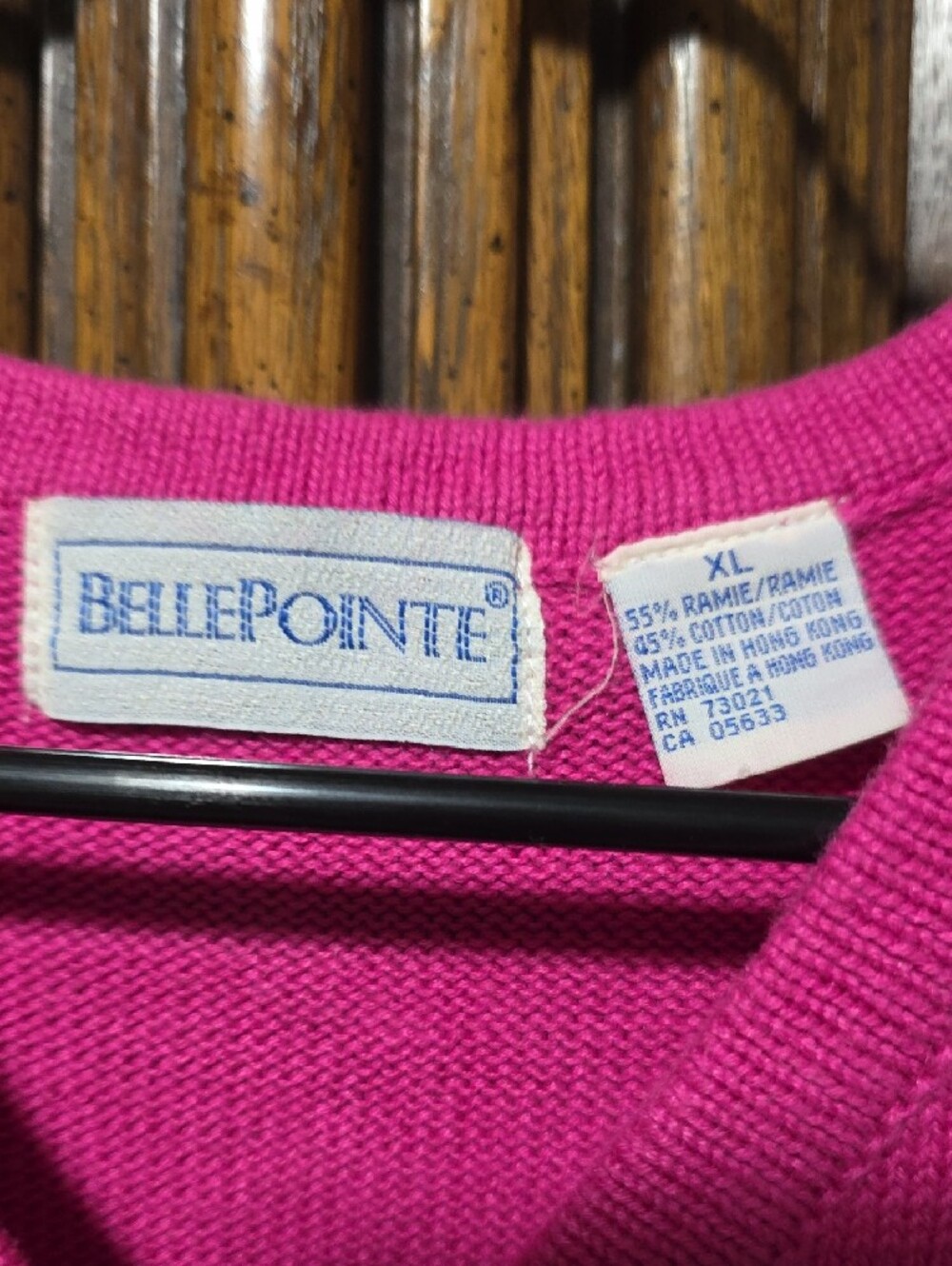 BellePointe Bright Pink Frog Appliqué Knit Vest - Picture 2 of 5